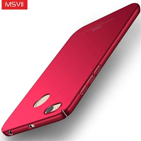 Msvii Xiaomi Redmi 4X Case Redmi 4X Pro Cover Luxury PC Hard Matte Back