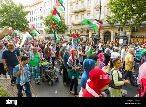 März der Solidarität mit dem palästinensischen Volk Konflikt im Nahen