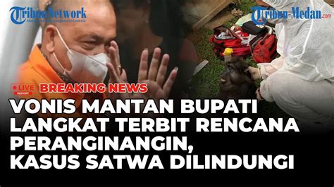 Vonis Mantan Bupati Langkat Terbit Rencana Paranginangin Kasus