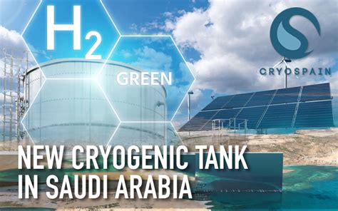 Green Hydrogen New Cryogenic Tank In Saudi Arabia