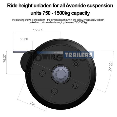 Pair P Series X Pcd Kg Knott Avonride Suspension