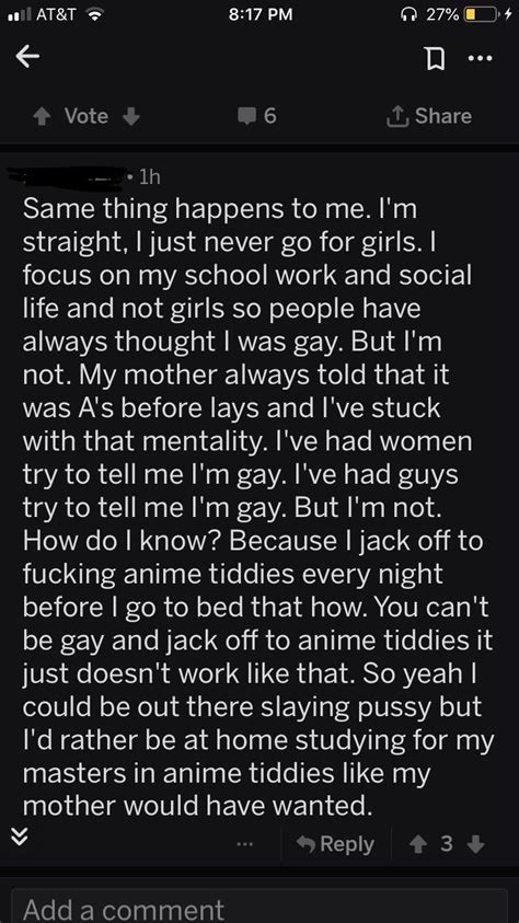 The Original Post Had Nothing To Do With Sex At All R NobodyAsked