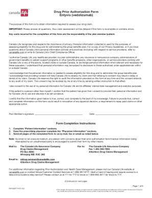 Fillable Online Entyvio Drug Prior Authorization Form Fax Email Print