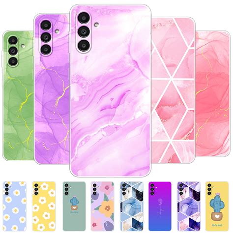 Voor Samsung Galaxy A54 A34 A14 5G Case Zachte Siliconen Back Cover