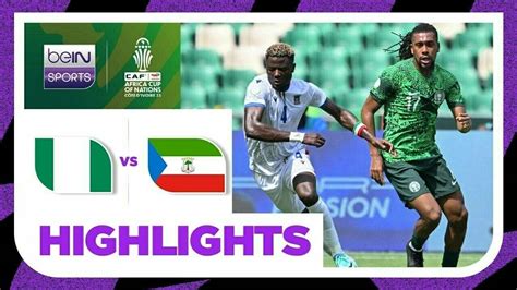 Nigeria vs Equatorial Guinea- Highlights | TotalEnergies Africa Cup of ...