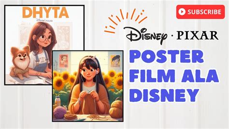 Membuat Poster Film Ala Disney Pixar Dengan Ai Tips Proses Cepat YouTube