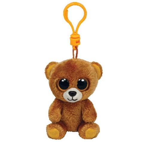 Ty Beanie Boos Honey The Brown Bear Solid Eye Color Plastic Key