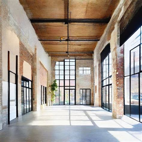 Watercolor of Adaptive Reuse Project Transforming an Old Warehouse into ...
