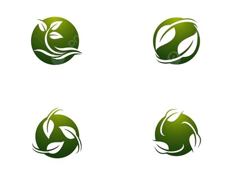 Nature Green Leaf Vector Png Images Logos Of Green Leaf Ecology Nature Element Vector Icon