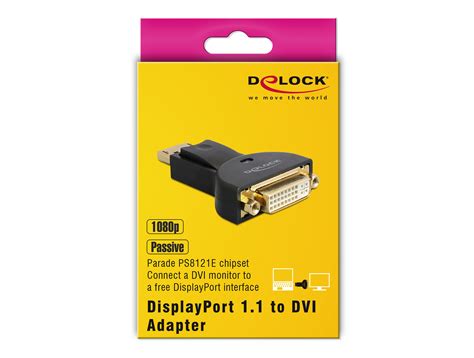 Adaptor Displayport La Dvi Pini Pasiv T M Delock