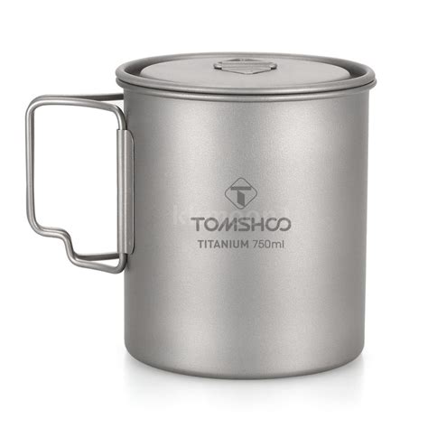 Tomshoo Ultralight Ml Titanium Cup Outdoor Portable Camping Picnic