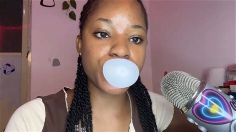 ASMR Snapping And Cracking Bubble Gum Gum Chewing YouTube