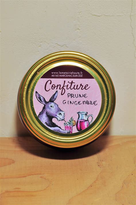 La Métairie Haute Boutique Confiture De Prune Gingembre