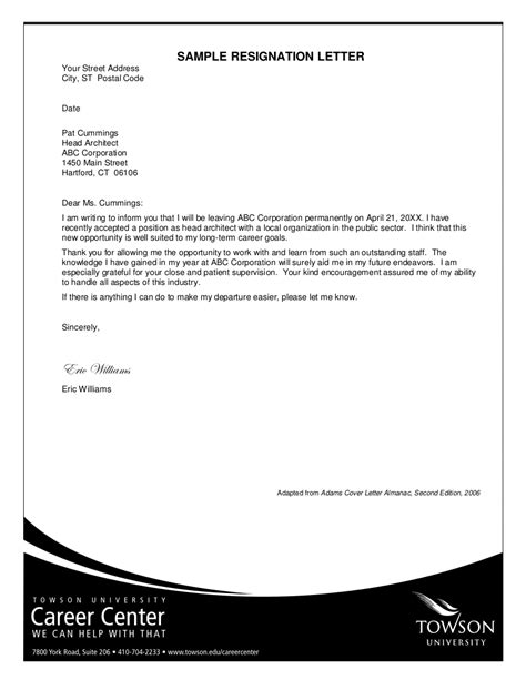 Short Resignation Letter 8 Examples Format How To Format Pdf Tips