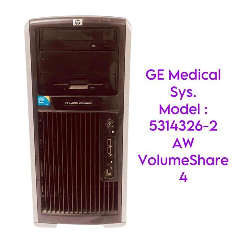 Used Ge Medical Systems Ref Aw Volumeshare Hp Workstation