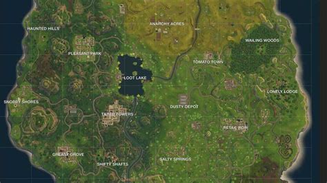 Fortnite Battle Map