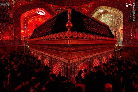 آخرین خبر عکس حال و هوای مرقد امام علیع در روز عاشورا