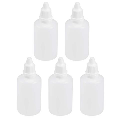 Uxcell Plastic Dropper Bottle 50ml 1 7oz Small Mouth Drop Bottles