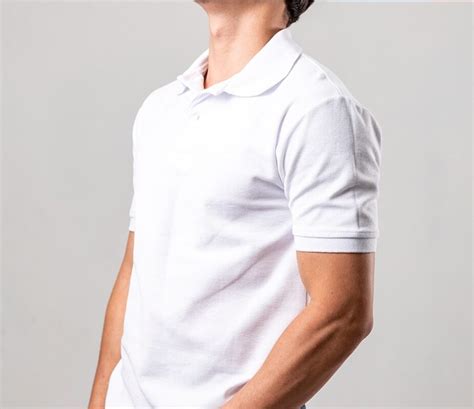 Camisas Blancas Polo Sport Cotton Pique Para Caballero 100 Algodón Peinado Mr Logo