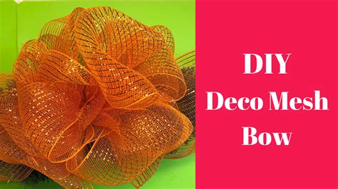 How To Make A Deco Mesh Bow Grace Monroe Home