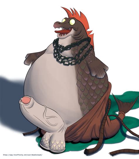 Rule 34 Big Belly Big Penis Chains Cohozuna Glowing Eyes Orange Hair Penis Salmon Run Salmonid