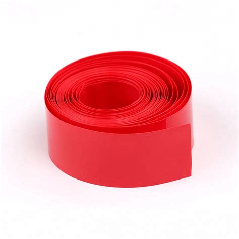 5M Red PVC Heat Shrink Tubing Tube Wrap Kits 18650 18500 Battery 29