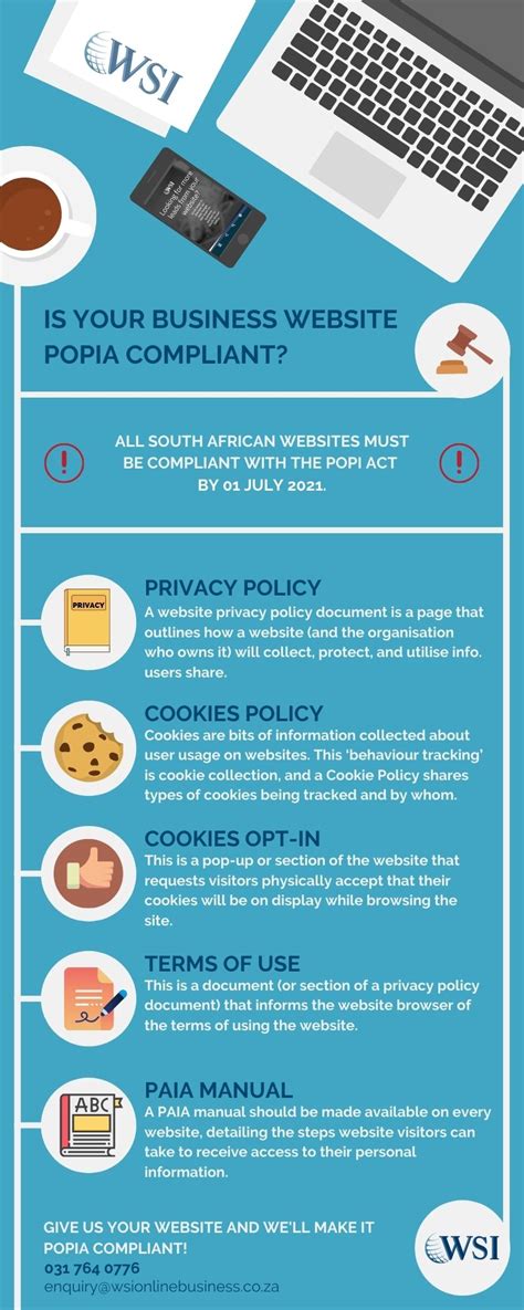 Is Your Business Website Popia Compliant Wsi Digital