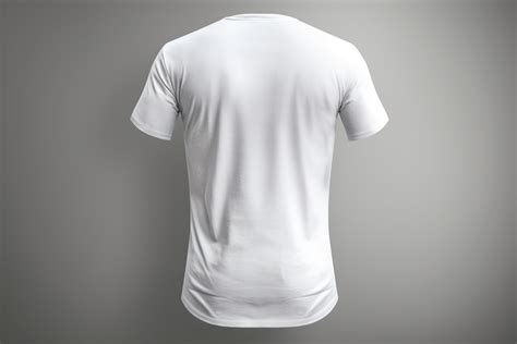 White Tshirt Mockup - Back Side Graphic by The Design Factory · Creative Fabrica