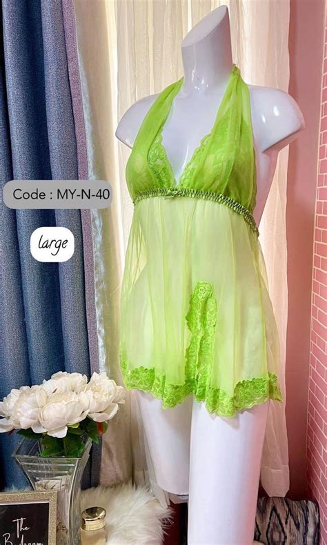 Mesh Babydoll Lingerie Women S Fashion Undergarments Loungewear On Carousell