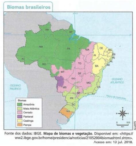 Observe Novamente O Mapa Da Pagina E Escreva Quais Estados