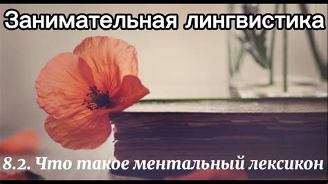 8.2. Что такое ментальный лексикон. - YouTube