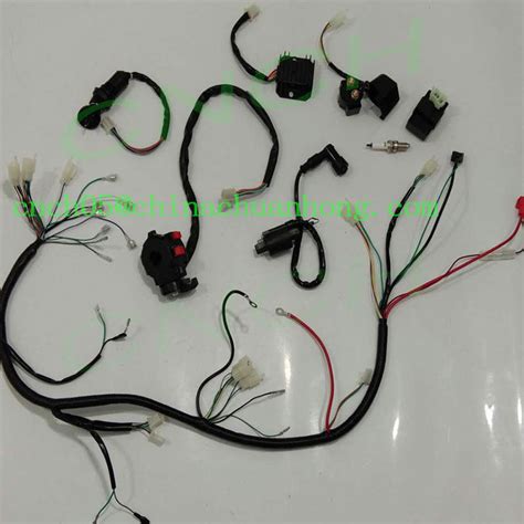 Full Wiring Harness Loom Ignition Coil Cdi For 150cc 200cc 250cc 300cc