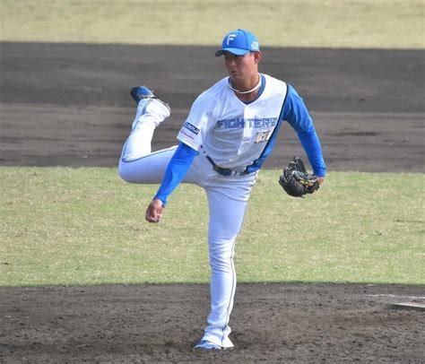 ＜オリックス・日本ハム＞この日最速154キロの直球を軸に1回無失点と好投した日本ハム・姫野 ― スポニチ Sponichi Annex 野球