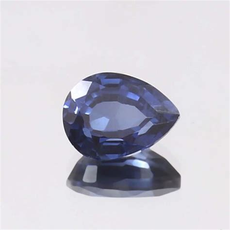 AAA Natural Flawless Ceylon Blue Sapphire Loose Pear Gemstone Cut 1 50