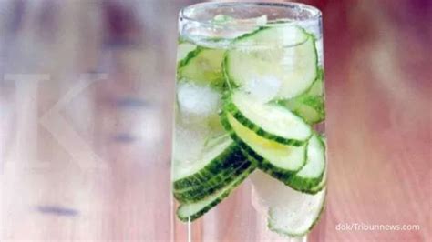 Manfaat Rutin Minum Infused Water Mentimun