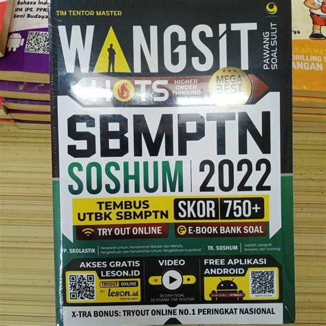 Jual BUKU ORIGINAL WANGSIT PAWANG SOAL SULIT HOTS SBMPTN SOSHUM 2022