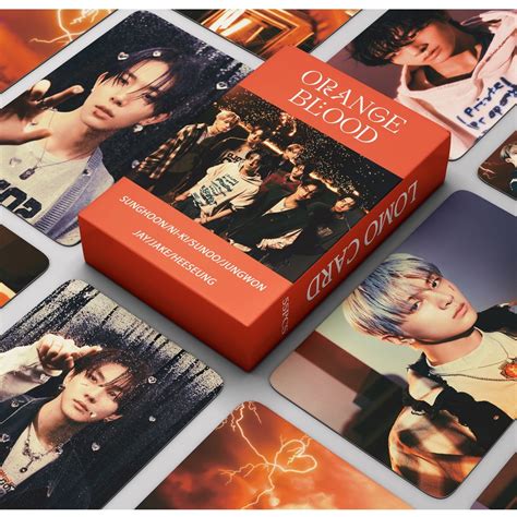 Pcs Enhypen Photocards Orange Blood Card Kpop Photocards Postcards