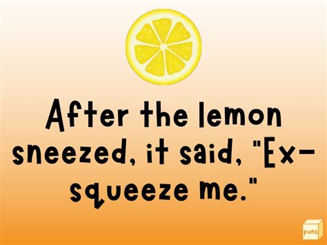 55+ Hilarious Lemon Puns That Are Sour Funny - Box of Puns