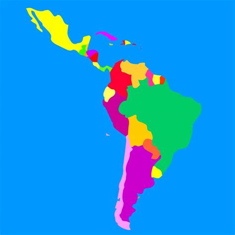 Mapa Politico De America Latina Geografia Pinterest Mapa Images My