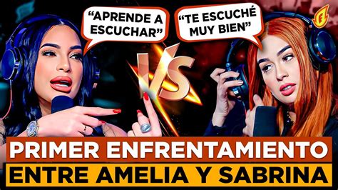 PRIMER ENFRENTAMIENTO ENTRE AMELIA ALCANTARA Y SABRINA ROJAS DISCUTEN