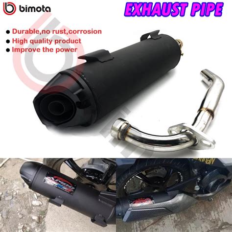 Bimota Pipes V Set Mio I Soul I Muffler Made In Thailand