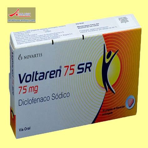 Thuốc Voltaren SR 75mg Thuốc giảm đau chống viêm Nhà Thuốc An Huy