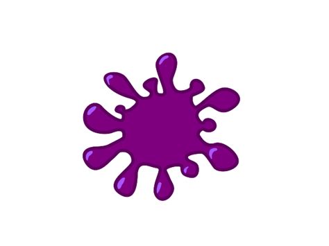 Purple Splash Clip Art At Vector Clip Art Online Royalty