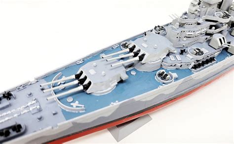 Atlantis Models Uss North Carolina Bb Battleship Plastic Model Kit