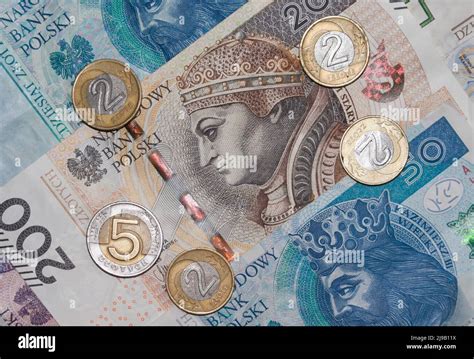 Polish Zloty Currency Of Poland Stock Photo Alamy