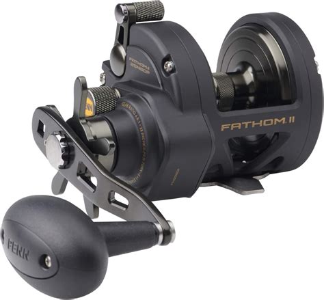 Penn Fathom Ii Star Drag Carrete De Pesca Convencional Oro Negro 25n