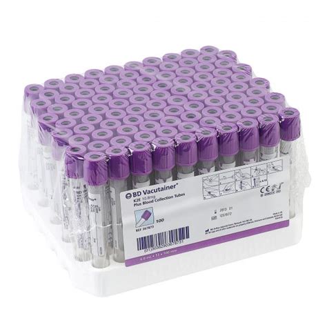 BD Vacutainer 367856 K2 EDTA K2E Blood Collection Tubes 46 OFF