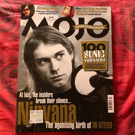 MOJO MAGAZINE UK 90 NIRVANA Page LED ZEPPELIN Nick Cave Sigur Ros