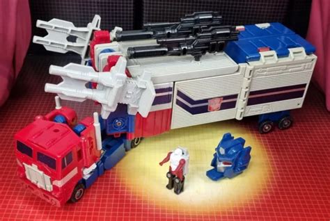 Vintage Hasbro Transformers G Powermaster Optimus Prime Complete W Hi