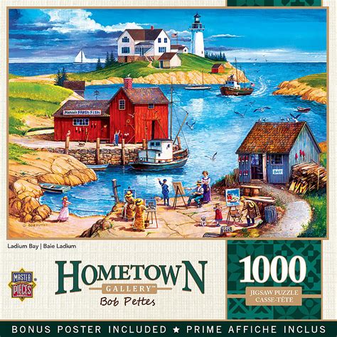 MasterPieces Hometown Gallery Ladium Bay 1000 Piece Jigsaw Puzzle